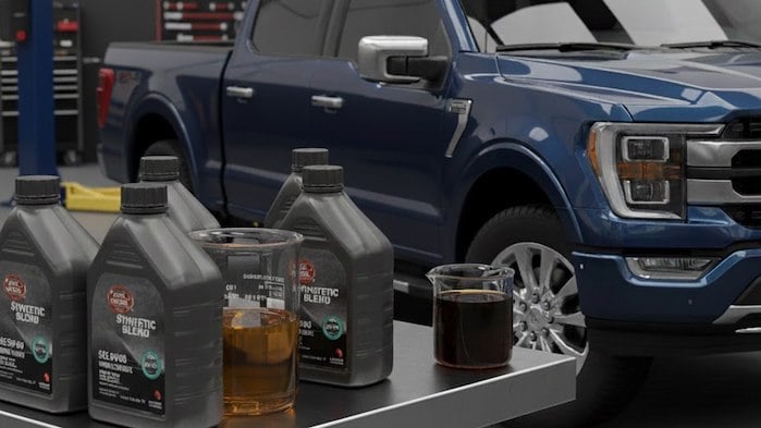 2025 Ford F-150 Lariat with Motorcraft oil