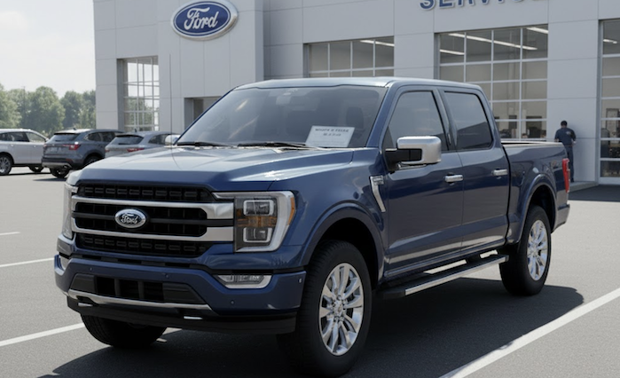 2025 Ford F-150 Lariat at the dealer
