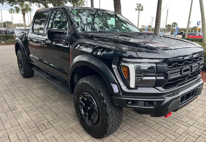 The 2025 Ford-F150 Raptor R at the dealer