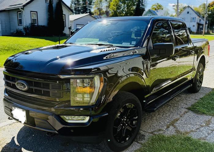 Barry's 2025 Ford F-150 in his driveway