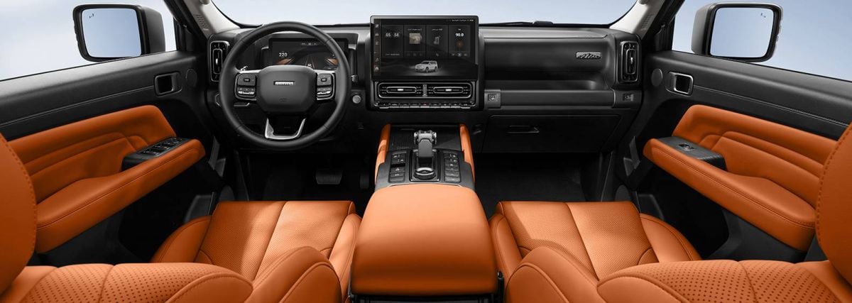 HAVAL H9 shows premium-ish interior with generous equipment and seating for 7