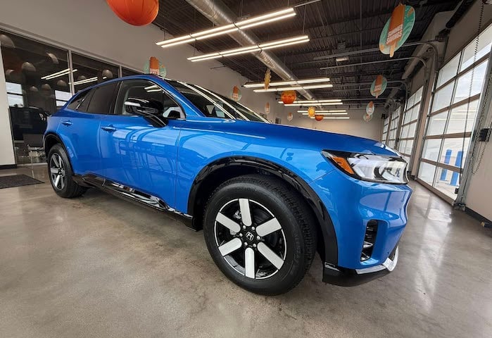 Tony's new 2025 Honda Prologue Touring in the showroom