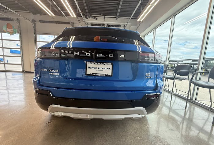Tony's 2025 Honda Prologue Touring rear view