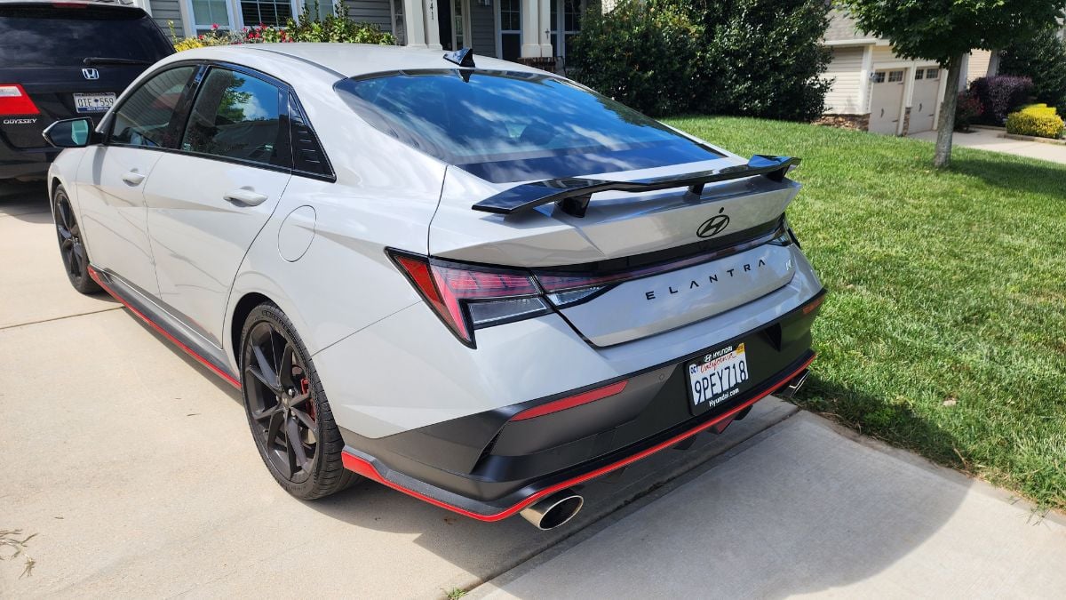 2025 Hyundai Elantra N's rear view