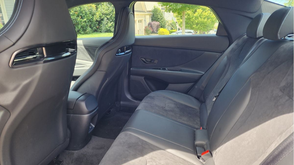 2025 Hyundai Elantra N's second row seating