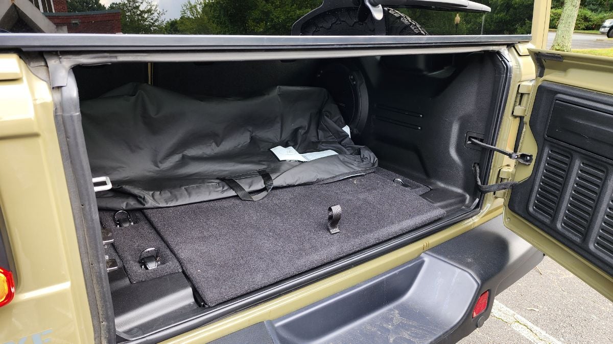 2025 Jeep Wrangler Willys 41 4xe's cargo space
