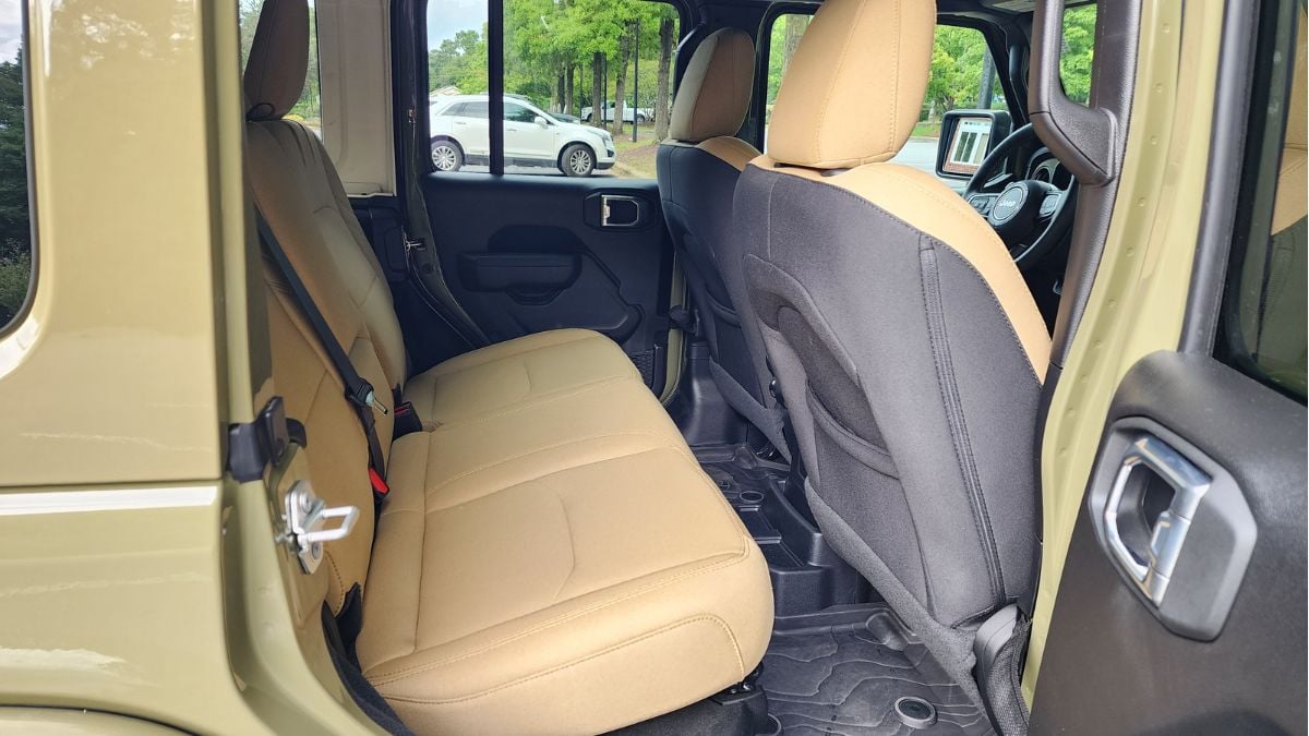 2025 Jeep Wrangler Willys 41 4xe's second row seat