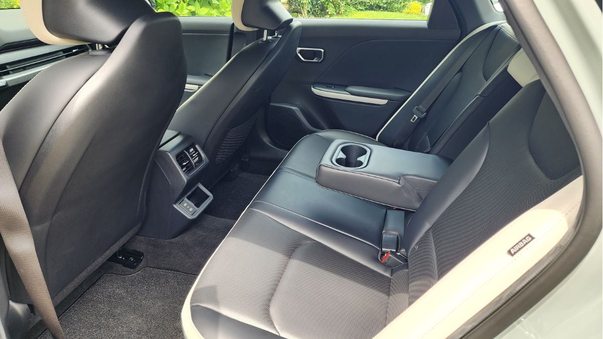 2025 Kia K4 GT-Line Turbo's second row seats