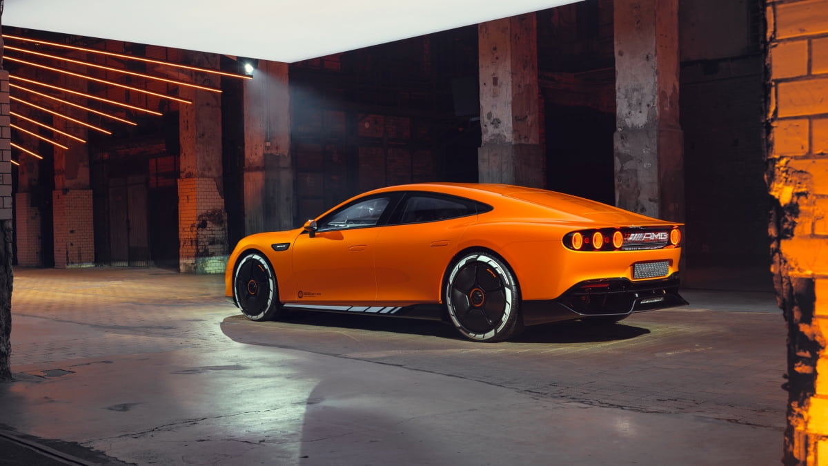 Mercedes AMG GT XX Concept boasts an extremely slippery body with a drag coefficient of 0.198 Cd