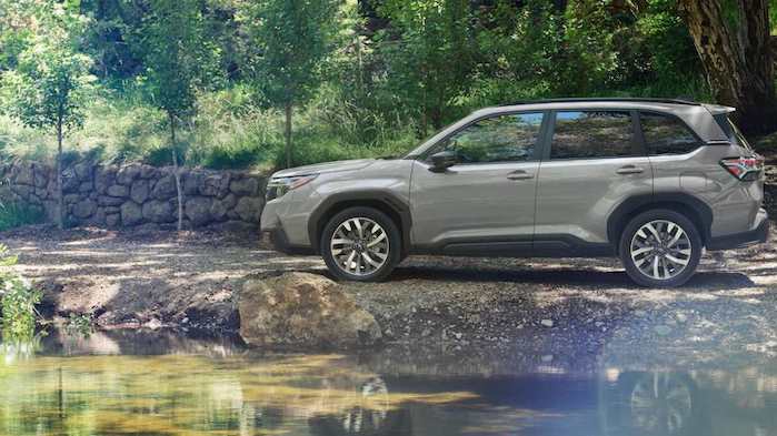 2025 Subaru Forester in the green forester