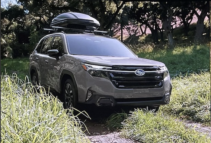 2025 Subaru Forester on the trail