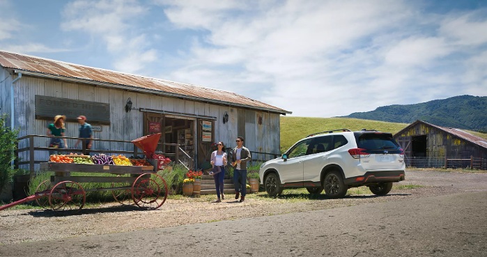 2025 Subaru Forester is under cover 