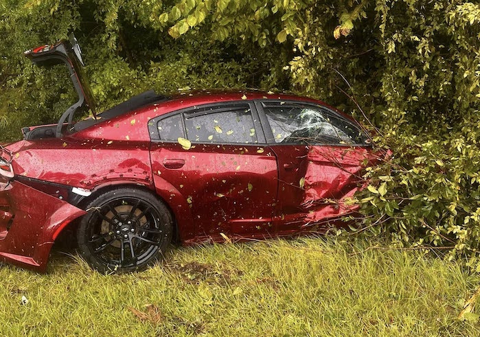 Joe's Dodge Scat Pack is a total loss