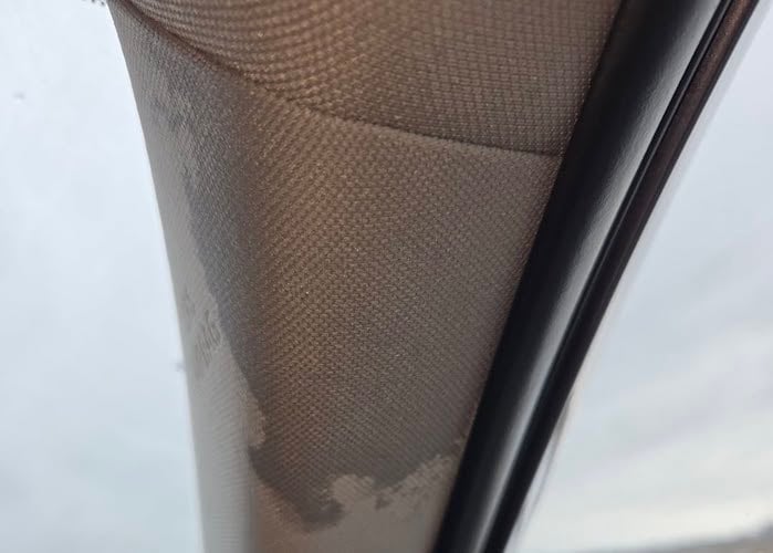 2025 Toyota Highlander with a leaking roof