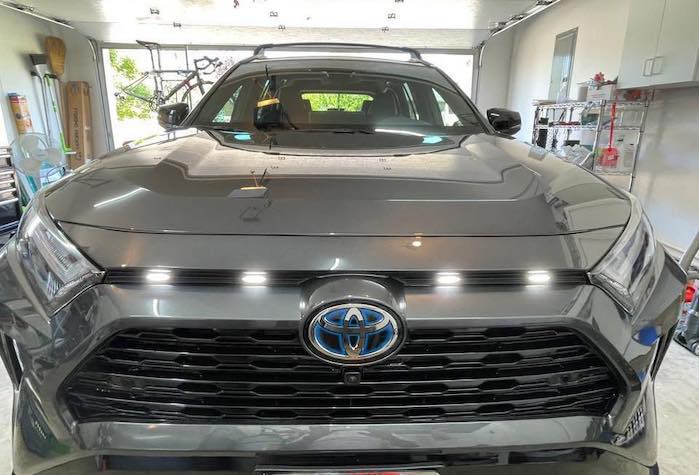 Tracey Brink's 2025 Toyota RAV4 in her garage