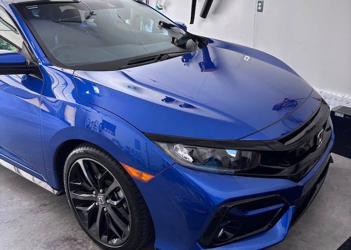 Jerry's 2020 Honda Civic in the garage