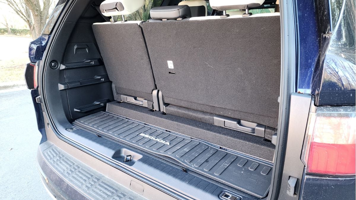 2025 Toyota Sequoia Capstone's cargo space