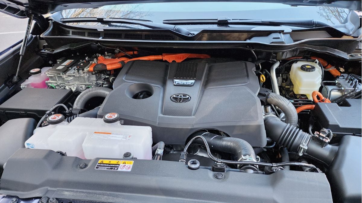 2025 Toyota Sequoia Capstone's engine