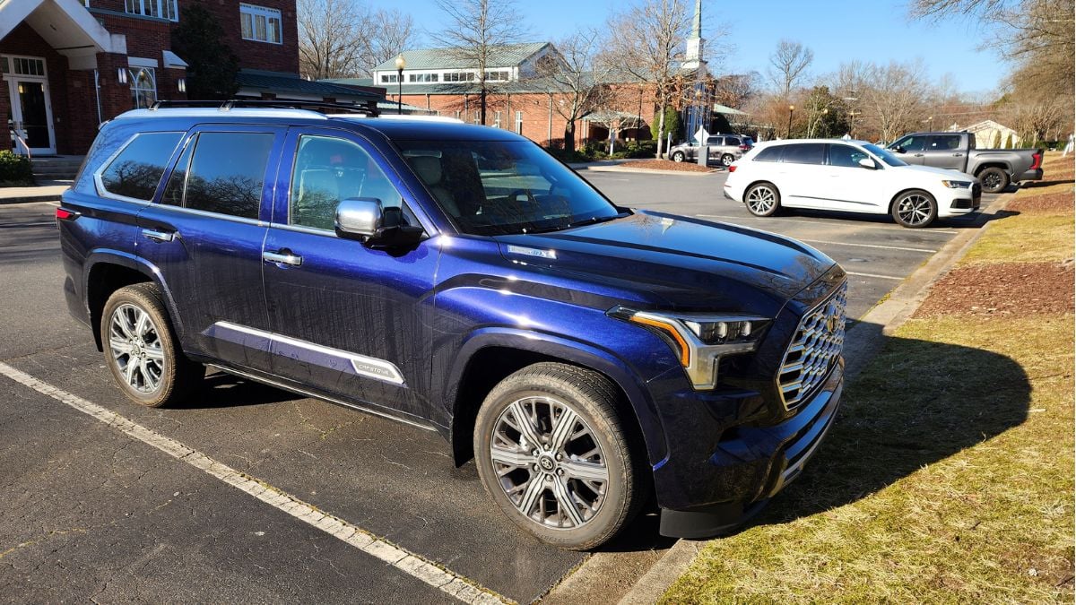 2025 Toyota Sequoia Capstone's exterior design
