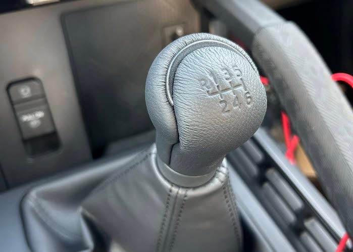 A 2025 Toyota Tacoma with a 6-speed manual transmission