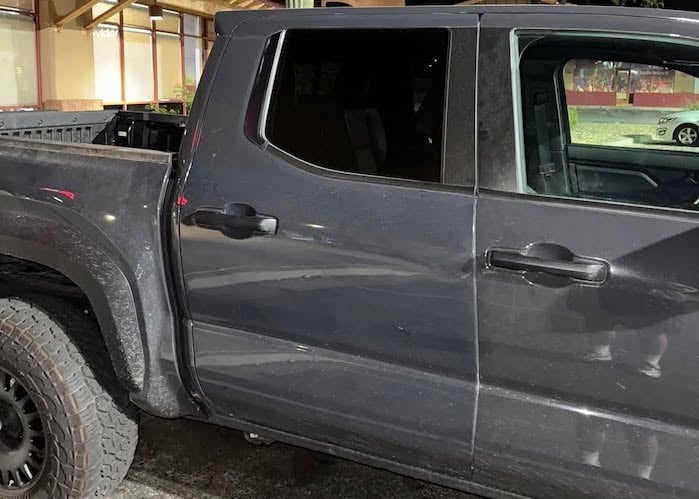 Jacob Diaz's Toyota Tacoma door paint