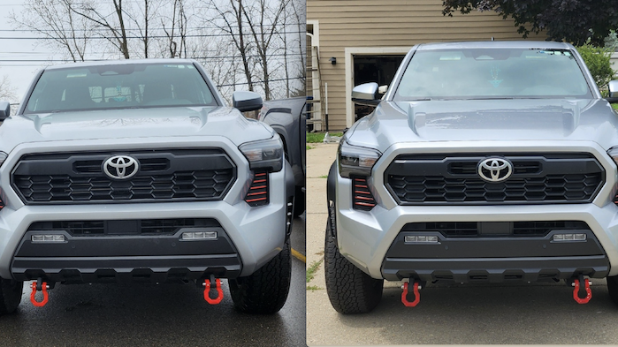 Keaira's 2025 Toyota Tacoma before and after