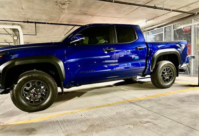 Mike's 2025 Toyota Tacoma with black wheels