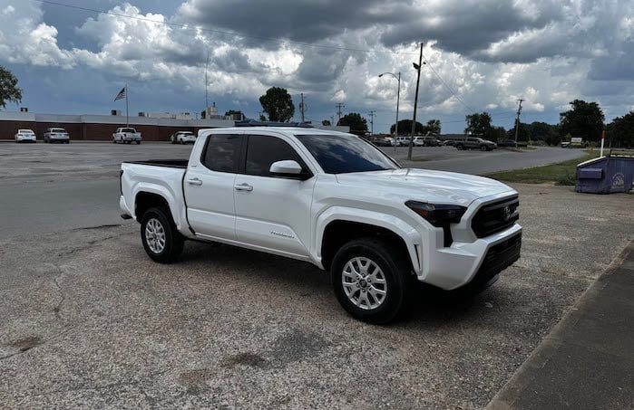 Jeremy Wrzesinski's 2025 Toyota Tacoma after getting tinted windows