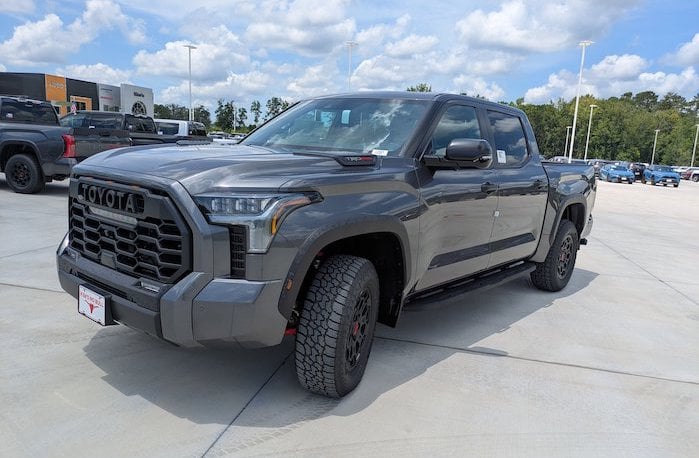 Thomas takes his 2025 Toyota Tundra in for its first oil change