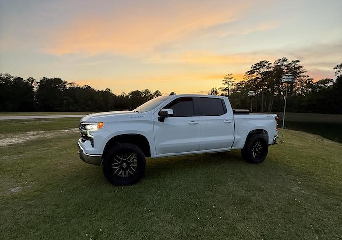 Preston's old Chevy Silverado