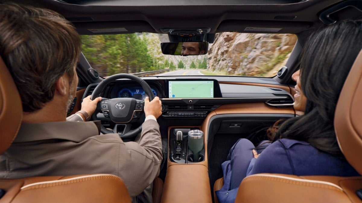 Driving a Toyota Crown Signia