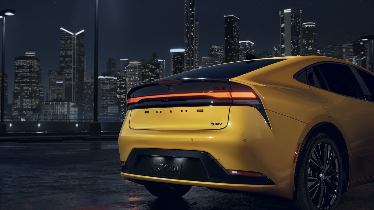 Yellow 2025 Toyota Prius 