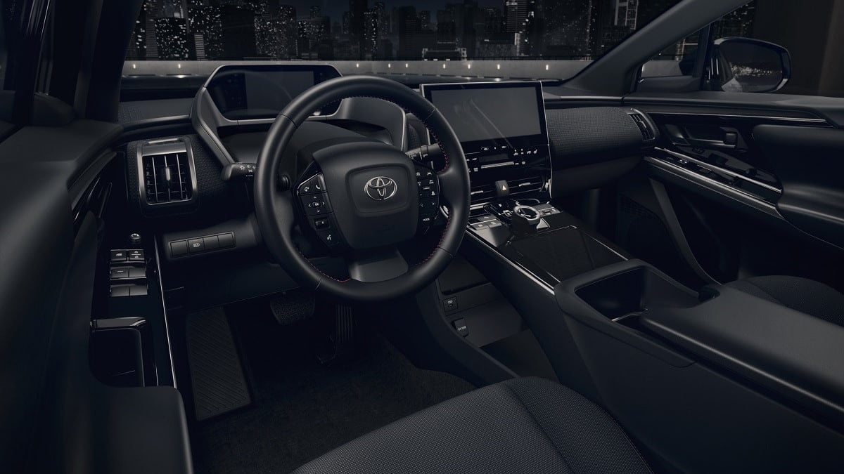 Interior of Toyota BZ