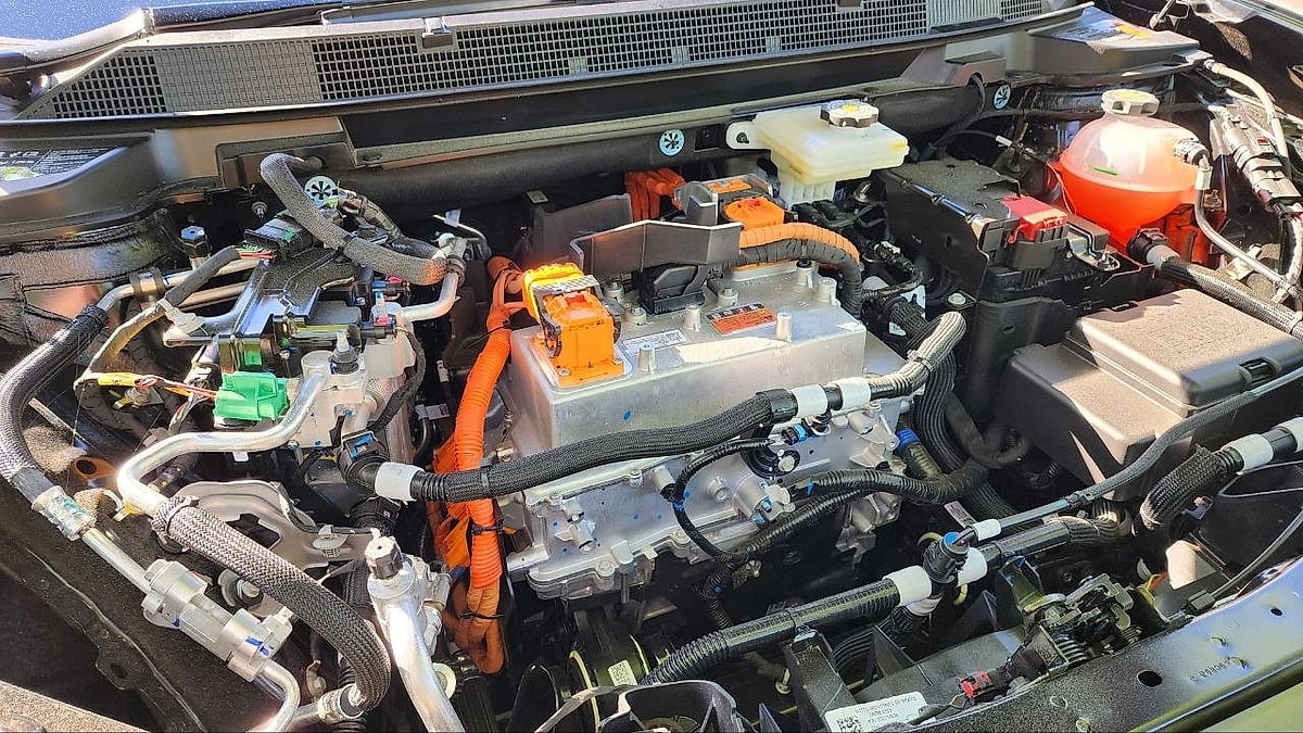 2026 Chevrolet Equinox EV's electric motor under the hood
