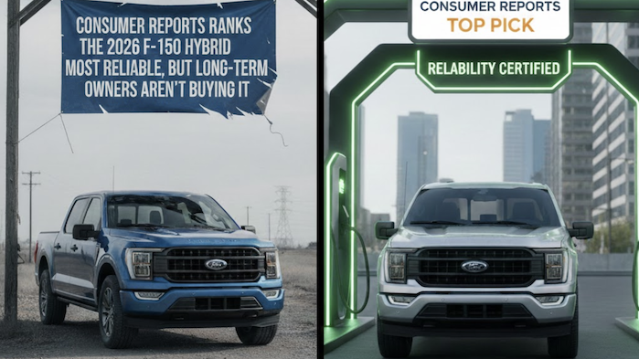 2026 Ford F-150 -Consumer Reports top pick 