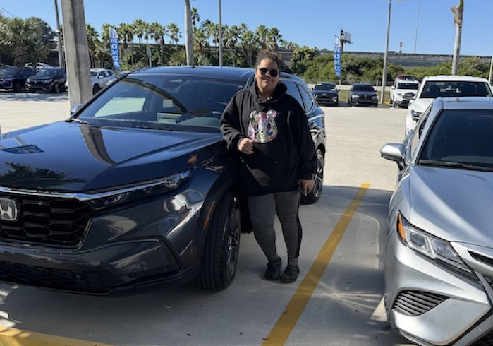 Madison and her 2026 Honda CR-V