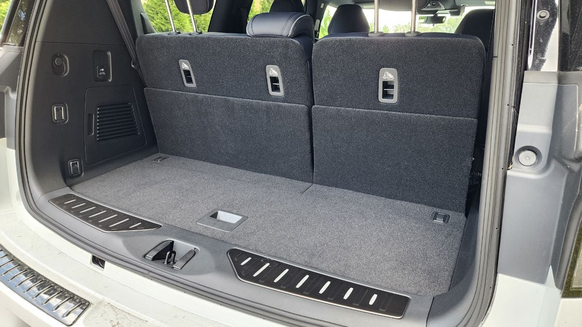 2026 Infiniti QX80 Sport's cargo space