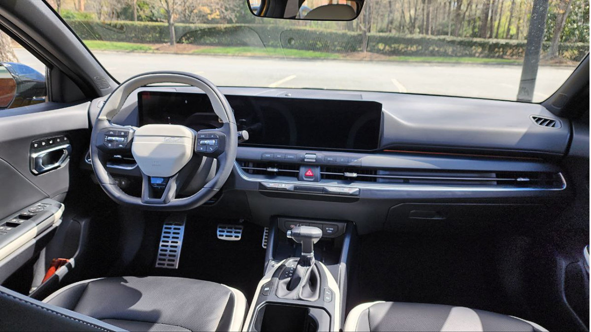  2026 Kia K4 GT-Line Turbo Hatchback's interior and infotainment