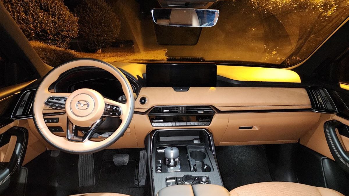 2026 Mazda CX-70's interior and infotainment