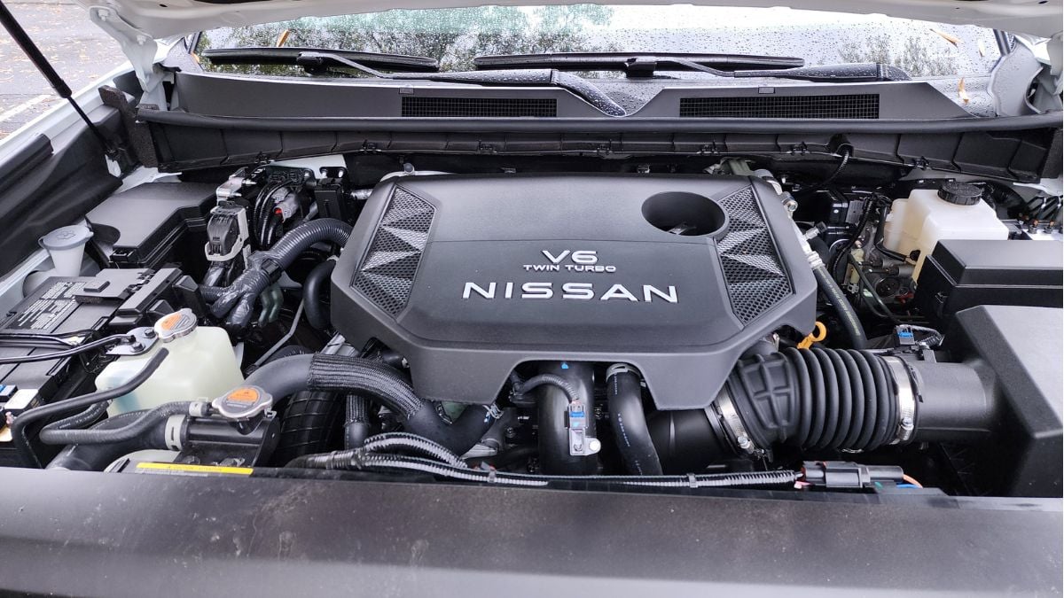 2026 Nissan Armada Platinum Reserve's v6 twin-turbocharged engine