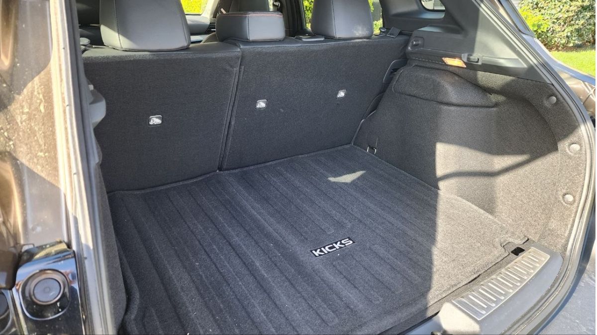 2026 Nissan Kicks Cargo space
