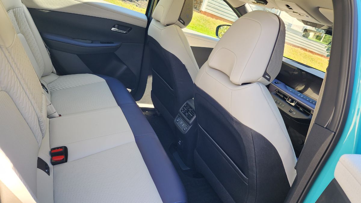 2026 Nissan Leaf's back seat