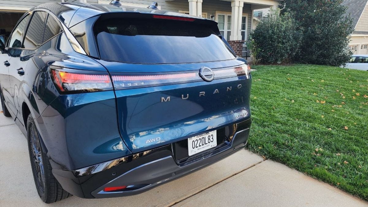 2026 Nissan Murano Platinum's rear design