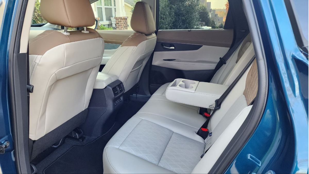 2026 Nissan Murano Platinum's rear seat