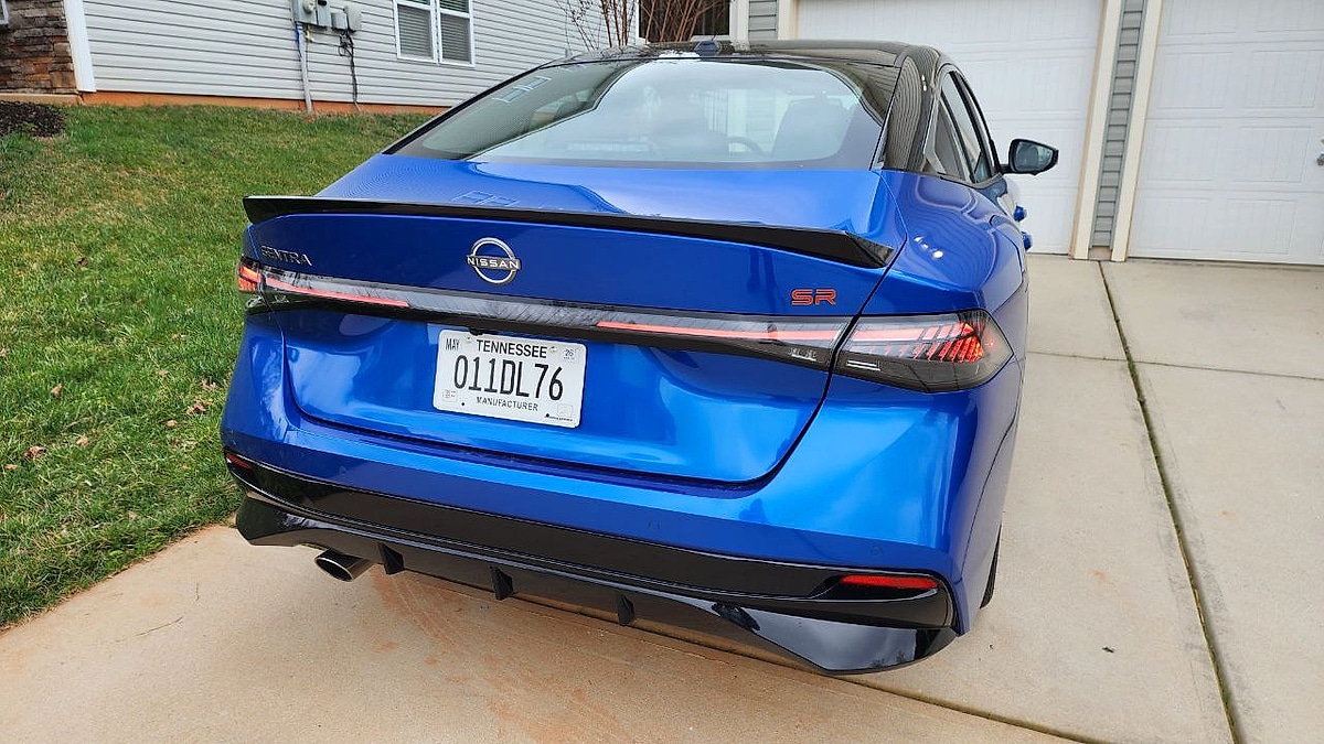 2026 Nissan Sentra's rear view