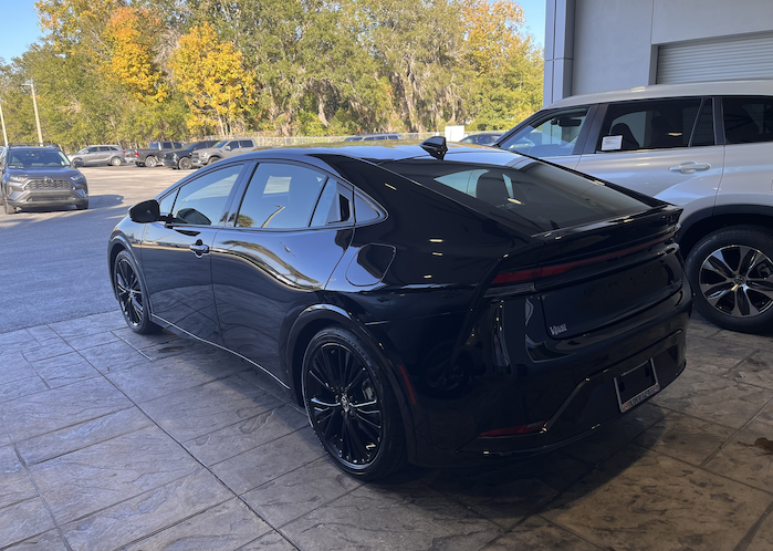 2026 Toyota Prius Nightshade Edition rear view