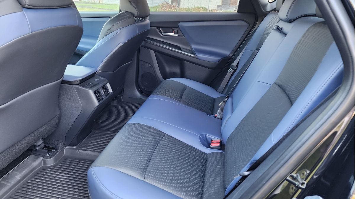 2026 Subaru Solterra's second row seat