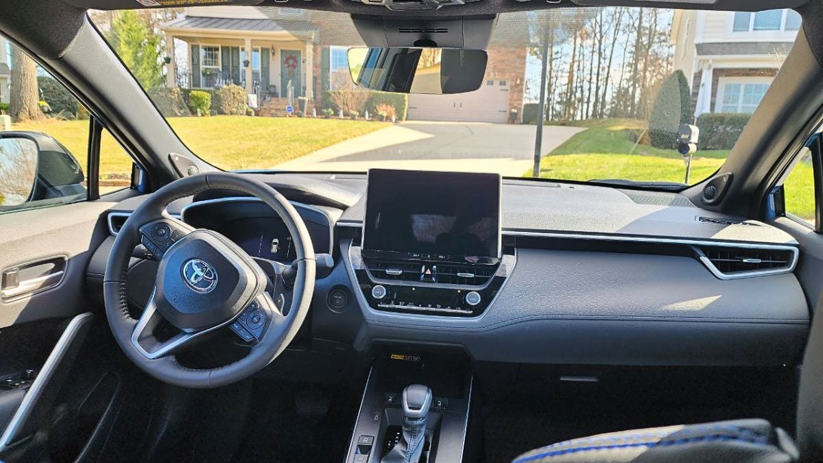 2026 Toyota Corolla Cross Hybrid XSE's interior and infotainment