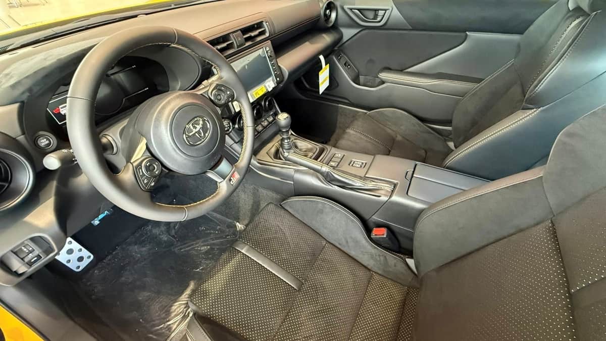 2026 Toyota GR86 Yuzu Edition interior