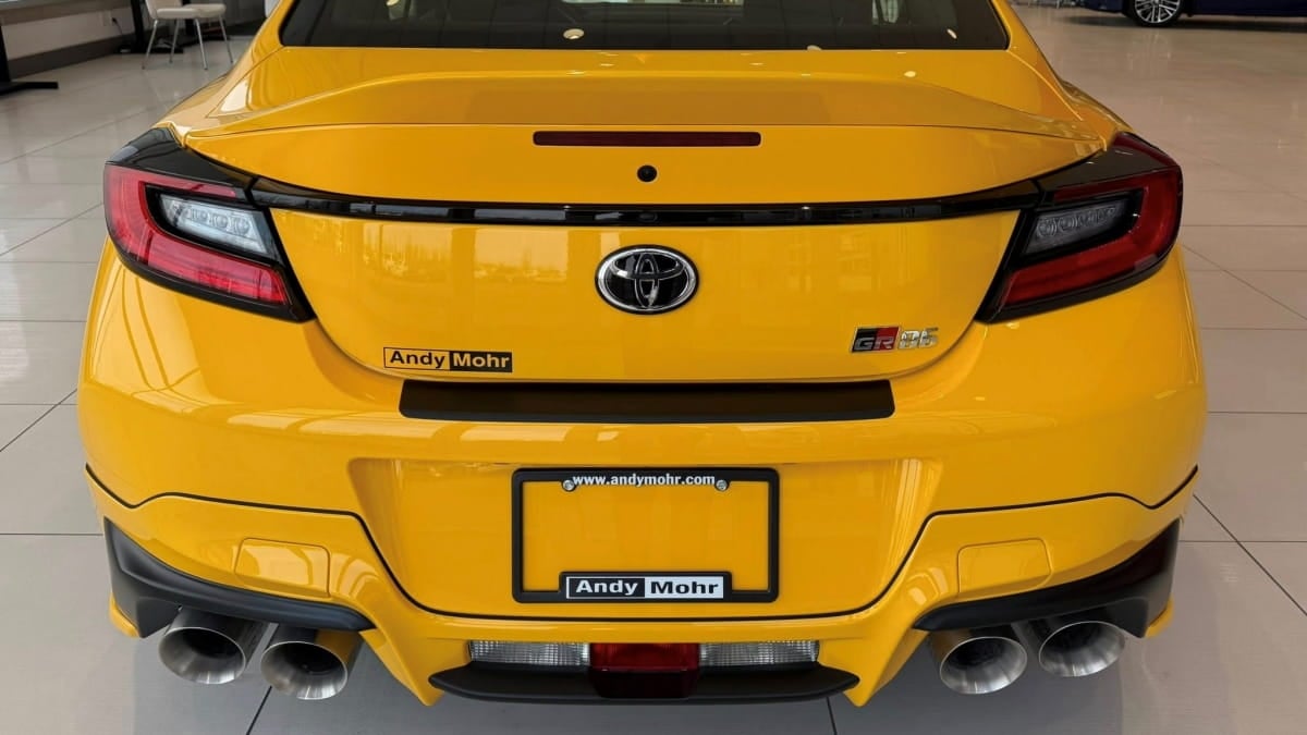 2026 Toyota GR86 Yuzu Edition with optional body kit and cat-back exhaust